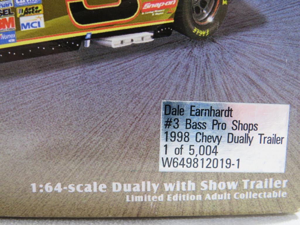 (2) Dale Earnhardt Chevy Dually Trailers