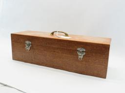 Mahogany Box with felt lining