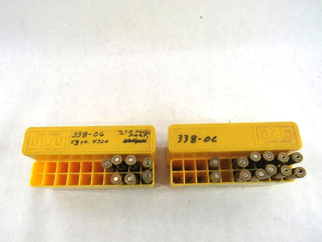 (42) .338-06 Cartridges