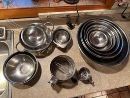 Asst. S.S. Mixing Bowls & Misc?