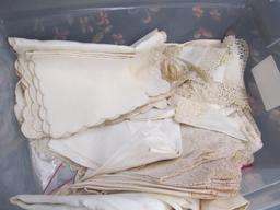 Tote of Fancy Linens