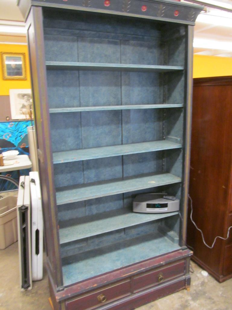 Grain Painted Bookcase