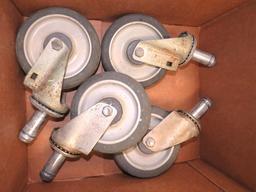 (4) Wire Rack Casters