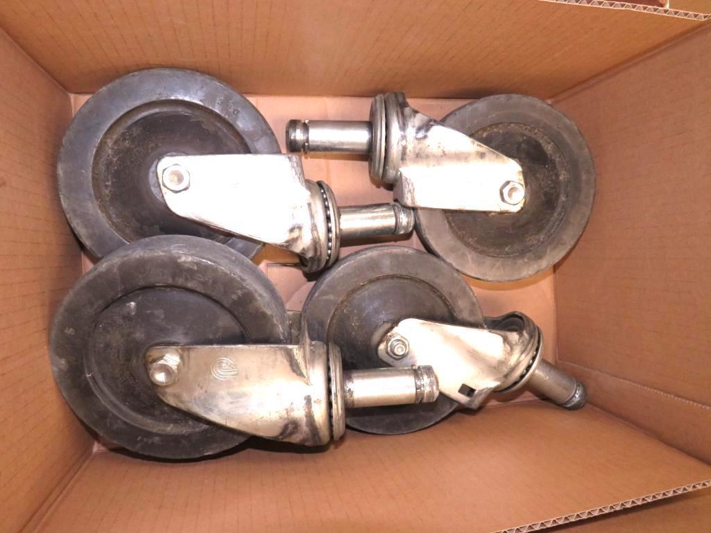 (4) Wire Rack Casters