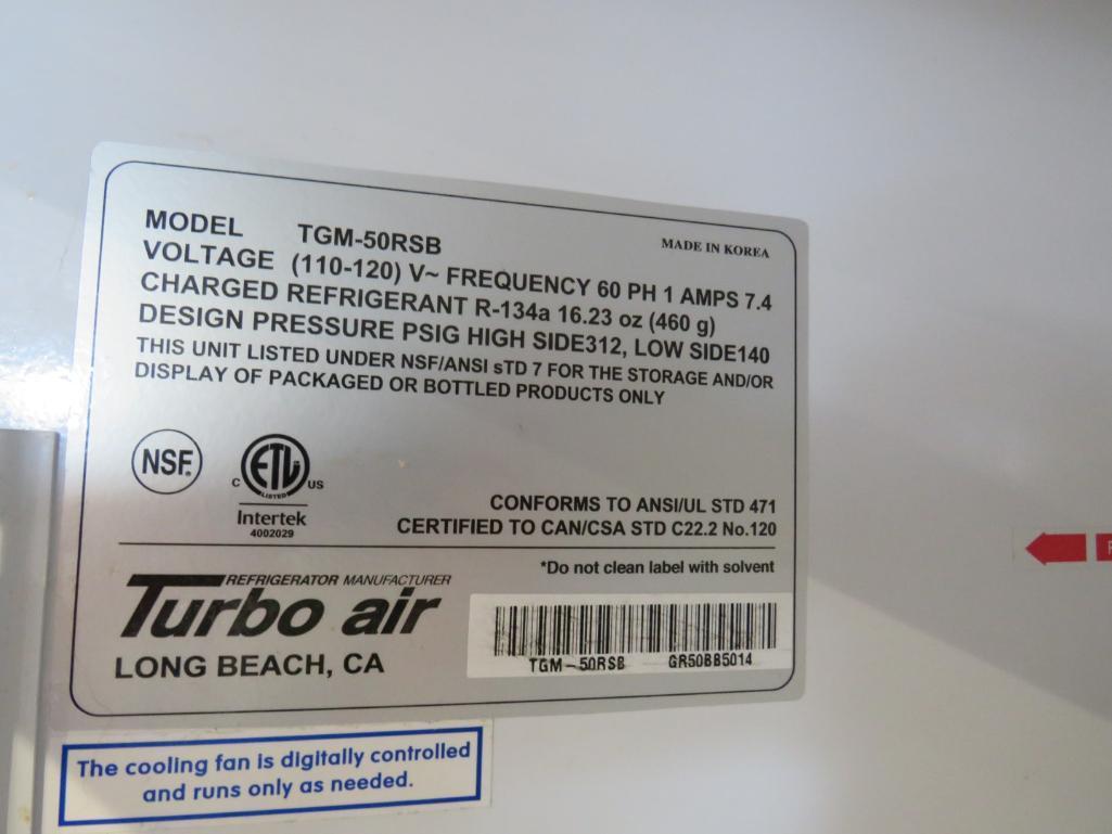 Turbo Air 2-Door Reach In Refrigerator