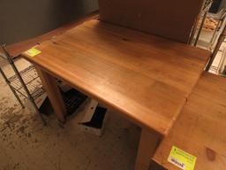 Butcher Block Style Table