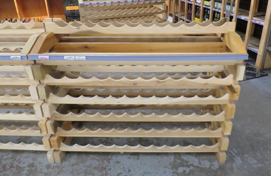 84 Bottle Wood Line Floor Display