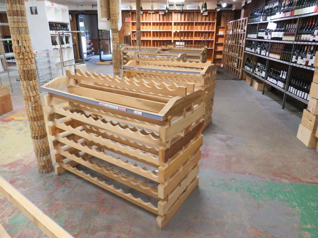 84 Bottle Wood Line Floor Display