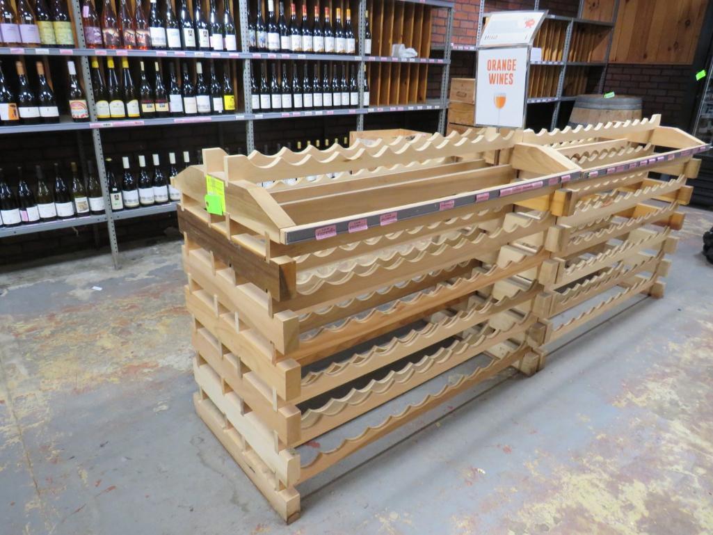 84 Bottle Wood Line Floor Display