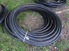 500' Roll of 1.5" Black Plastic Tube