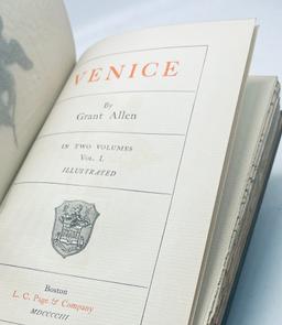 VENICE by Grant Allen (1903) Two Volume Set