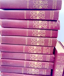 Robert Louis Stevenson 14 Volume Set (1904) - Treasure Island - Garden Verses - Kidnapped