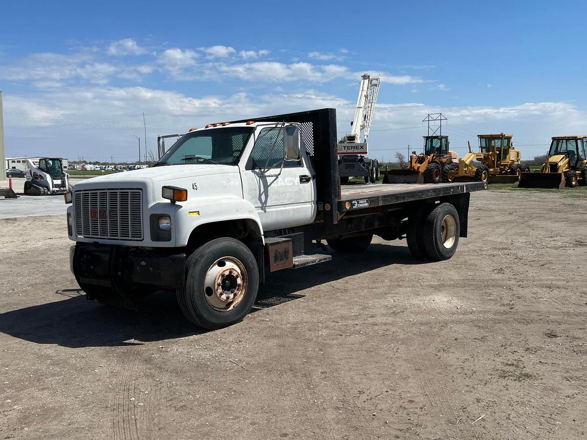 1991 Gmc Flatbed Dump Truck - Diesel