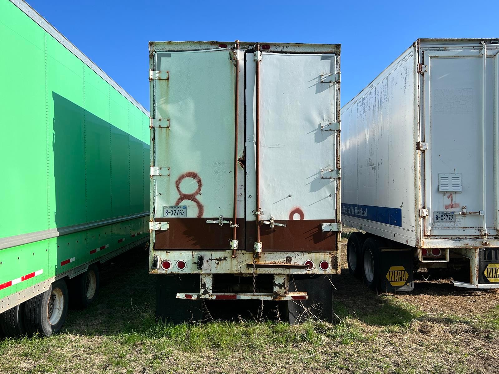 1977 Stoughton 44ft Enclosed Dry Van Trailer