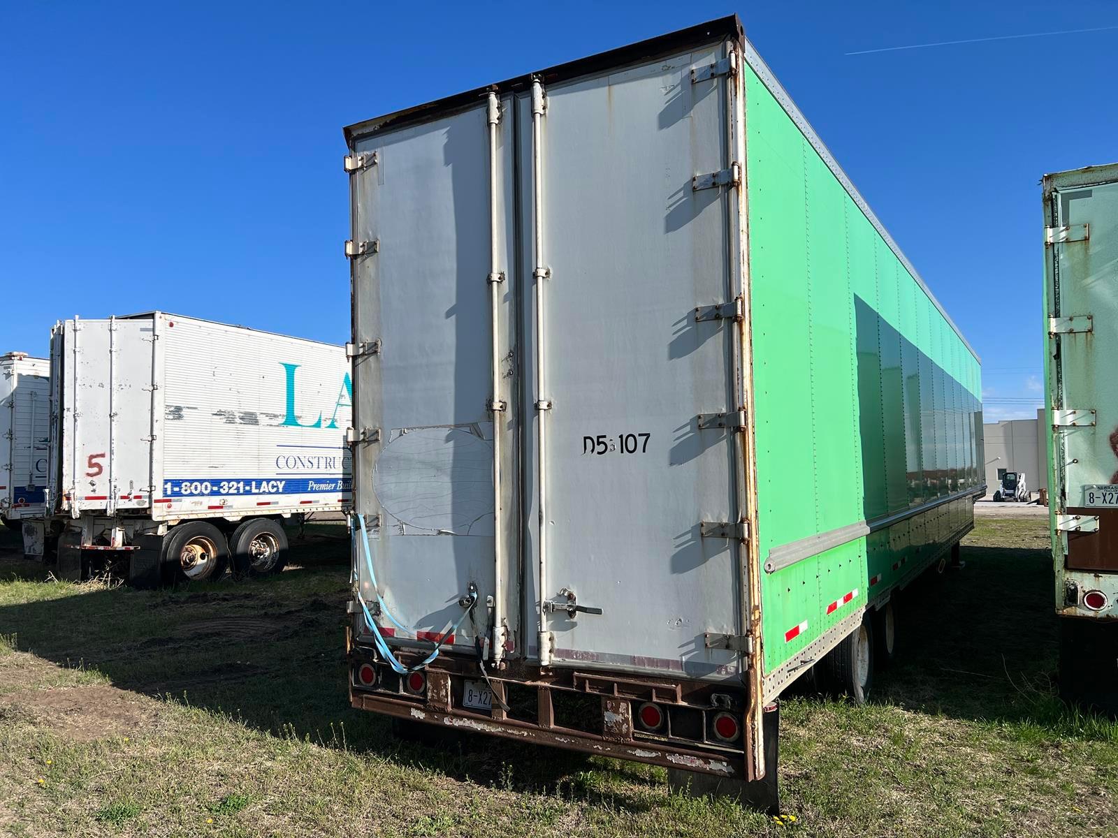 2005 Wabash 53ft Drop Frame Van Trailer