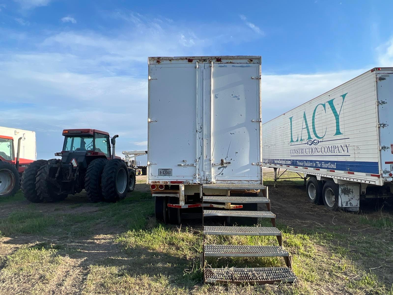 1974 Fruehauf 42ft Enclosed Dry Van Jobsite Trailer