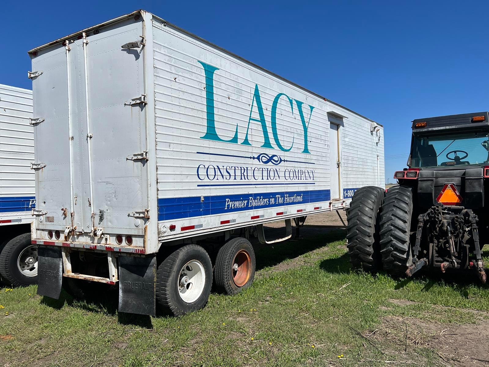 1965 Dorsey 40ft Enclosed Dry Van Jobsite Trailer