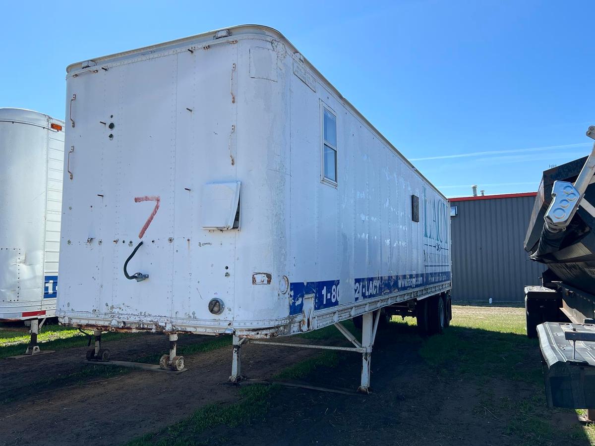 1969 Strick 40ft Dry Van Jobsite Trailer