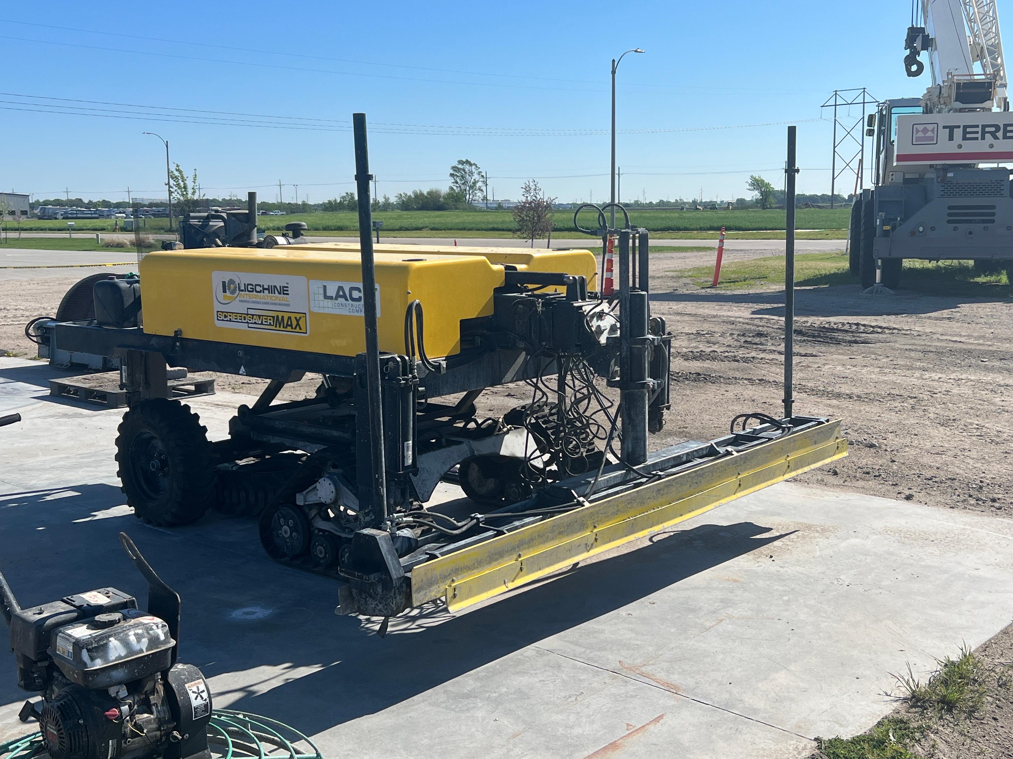 Ligchine Screed Saver Max Laser Guided with Full 3D Top Con Setup