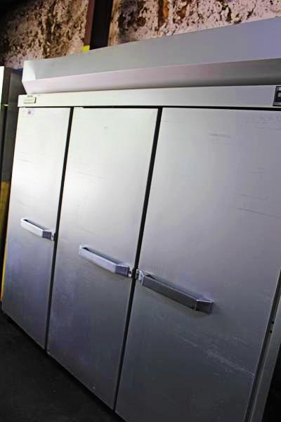 HOBART QF3-3 SELF CONTAINED 3-DOOR FREEZER