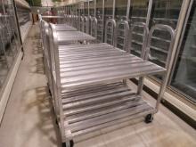 18X60 ALUMINUM 2-DECK COOLER CARTS