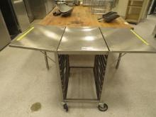 18X28 SHEET PAN CART W/SHELVES