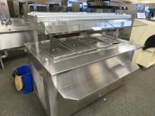 64-INCH AMTEKCO 4-WELL ISLAND HOT BAR