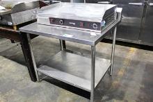 42IN. STAINLESS STEEL WORKTOP TABLE