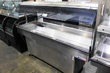 AMERIDISER 75IN. MOBILE HOT FOOD BAR - MISSING PIECE OF GLASS