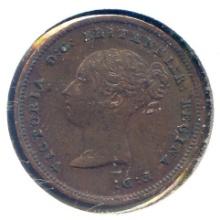 Great Britain 1843 half farthing XF