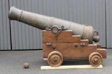 Large Antique Naval Carronade