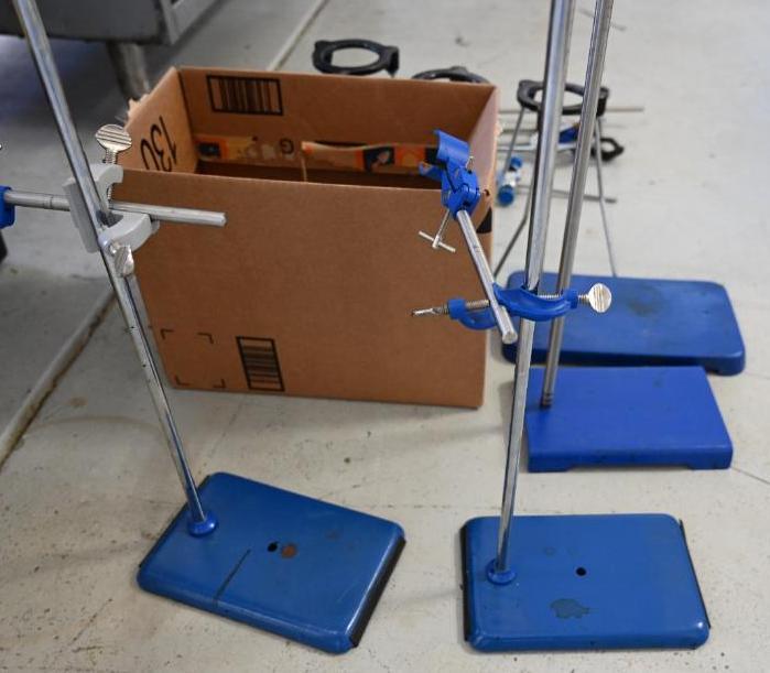 Lab Stands with Supports & Clamps