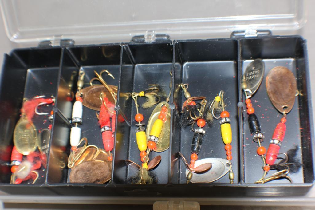 Assorted Lures in Organizers