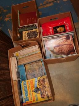 Three Boxes of Vintage Magazines