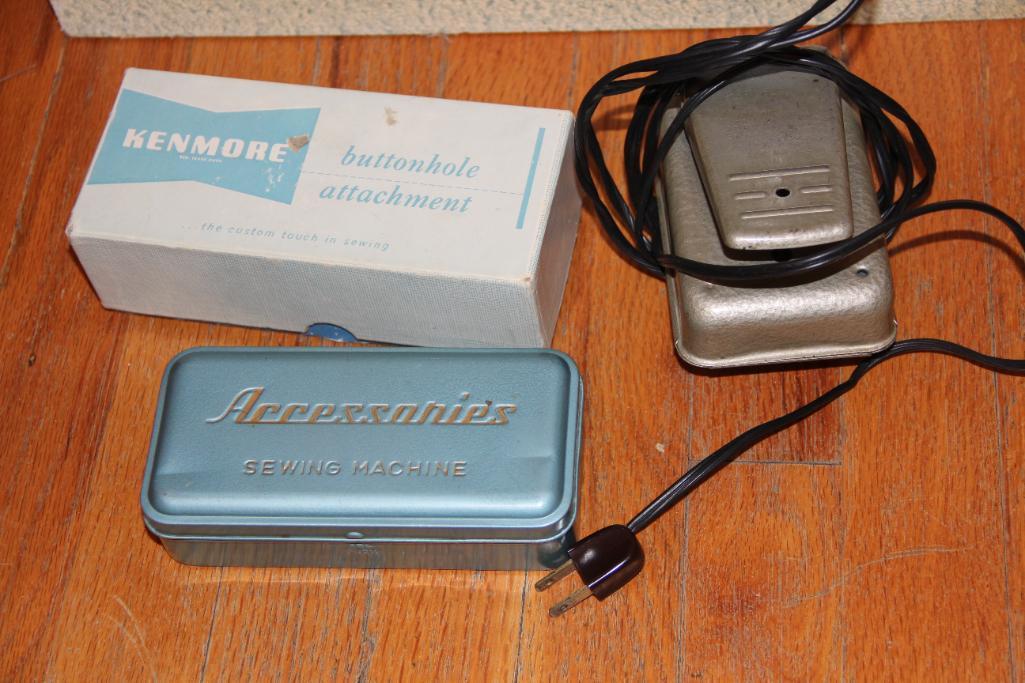 Vintage Kenmore Sewing Machine in Case