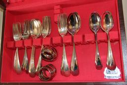 Excellent Set Dansk Silver-Plate Flatware in Case