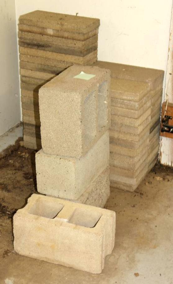 Cinderblocks and Paver Stones