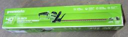 Green Works 40V Lithium 24" Cordless Hedge Trimmer