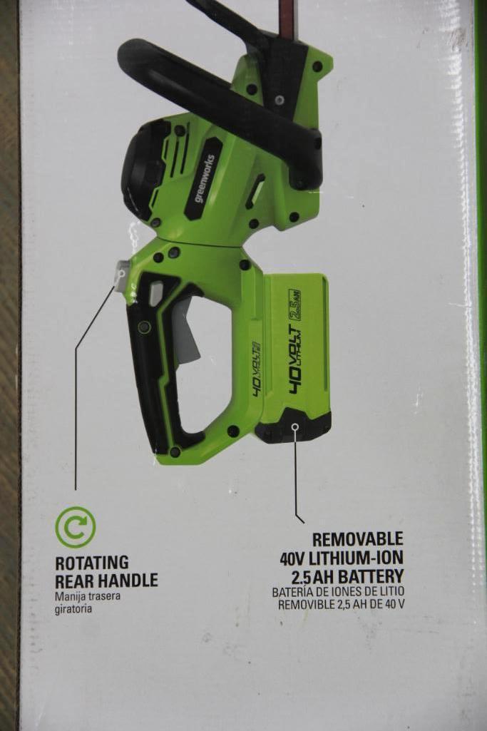 Green Works 40V Lithium 24" Cordless Hedge Trimmer