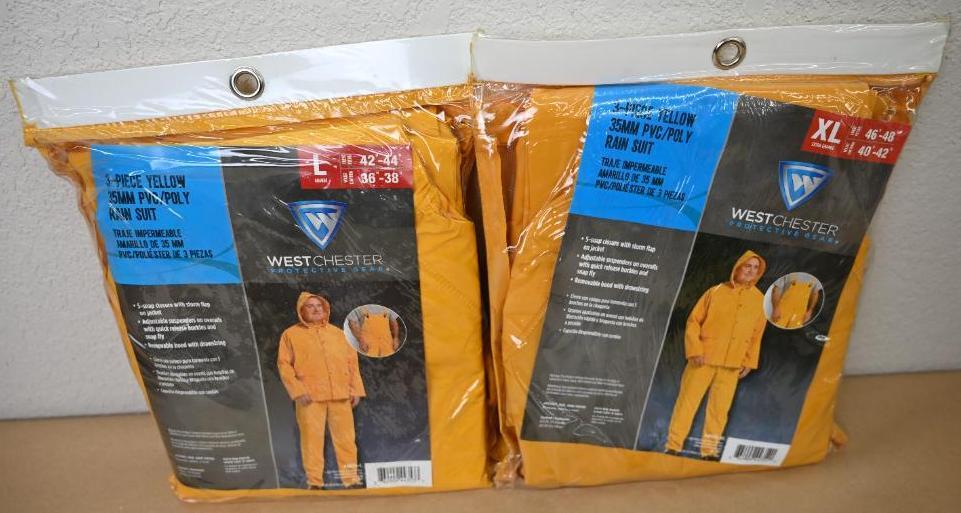 Westchester size Large & XL Three Piece Rain Suit