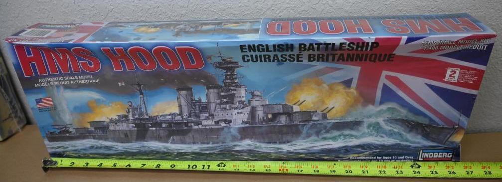 Lindberg 1/400 Scale English Battleship HMS Hood Model