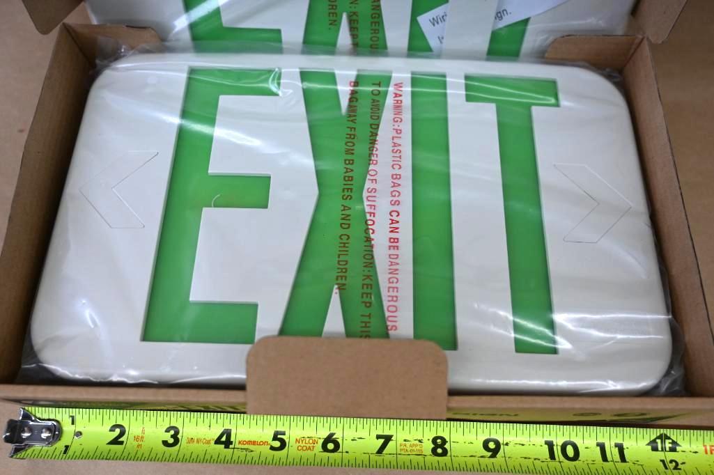 Five New Lithium Lighting LED Exit Signs