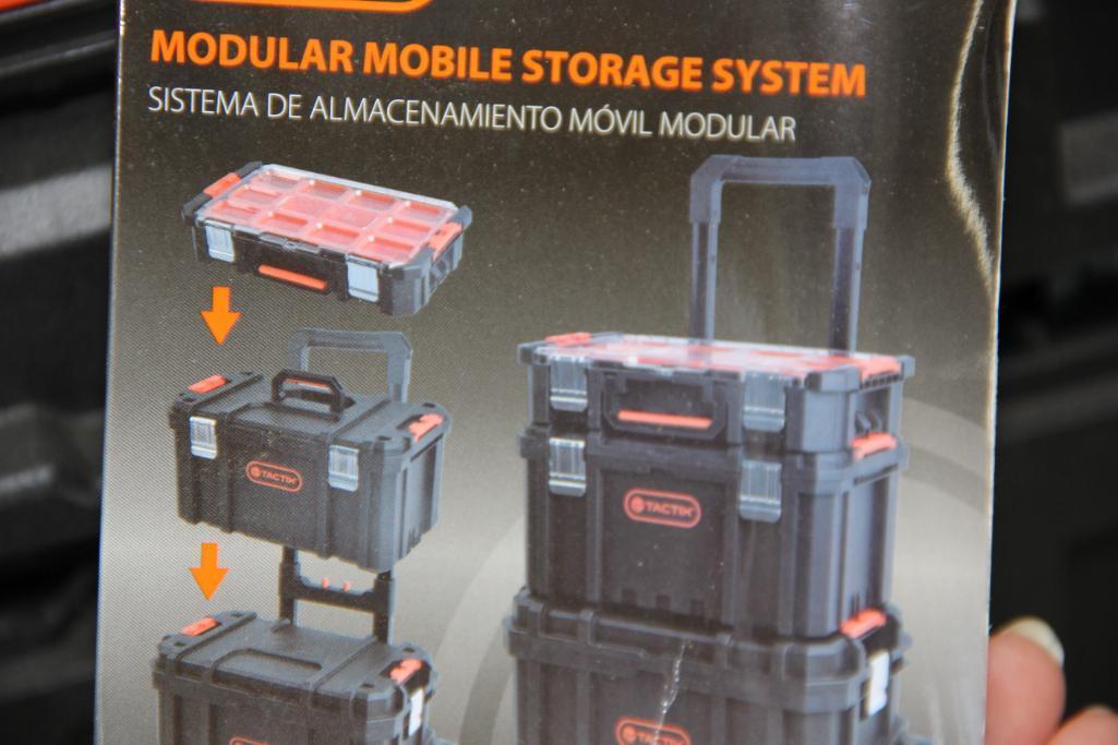 Tactix Modular Mobile Storage System Toolbox