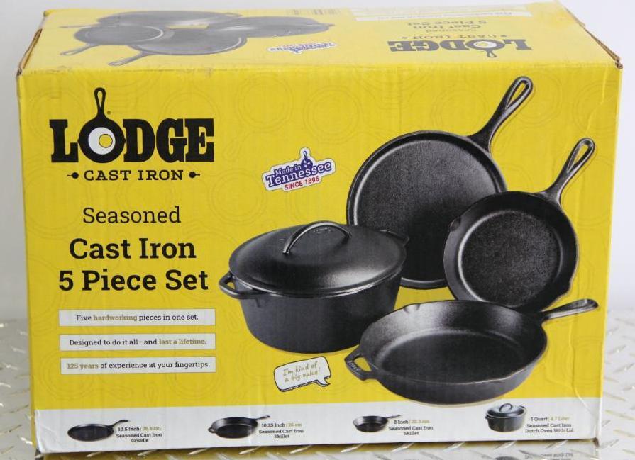 Lodge 5-Piece Cast Iron Set