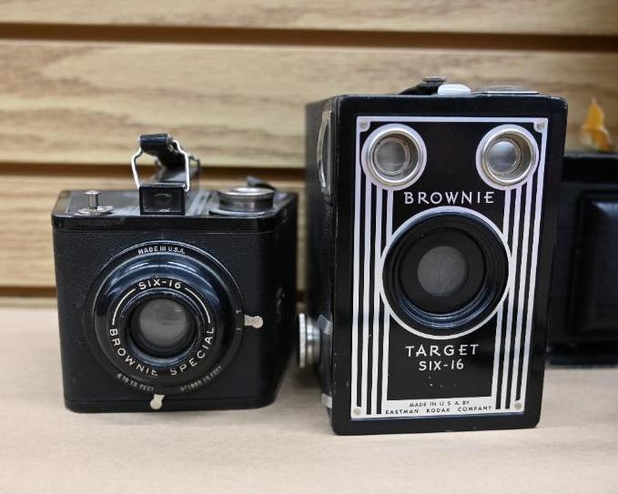 Five Kodak Cameras