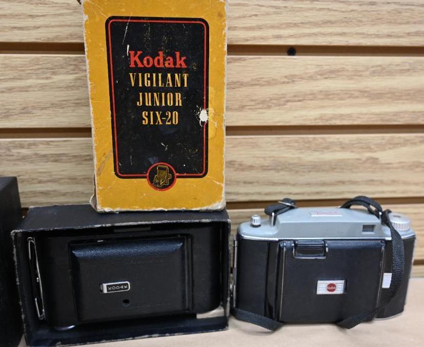 Five Kodak Cameras