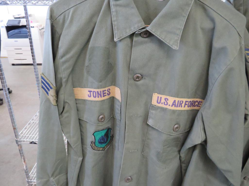 US Air Force OD Green Tops