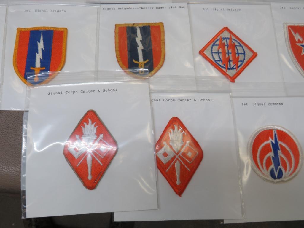 US Army Signal Corps Patches