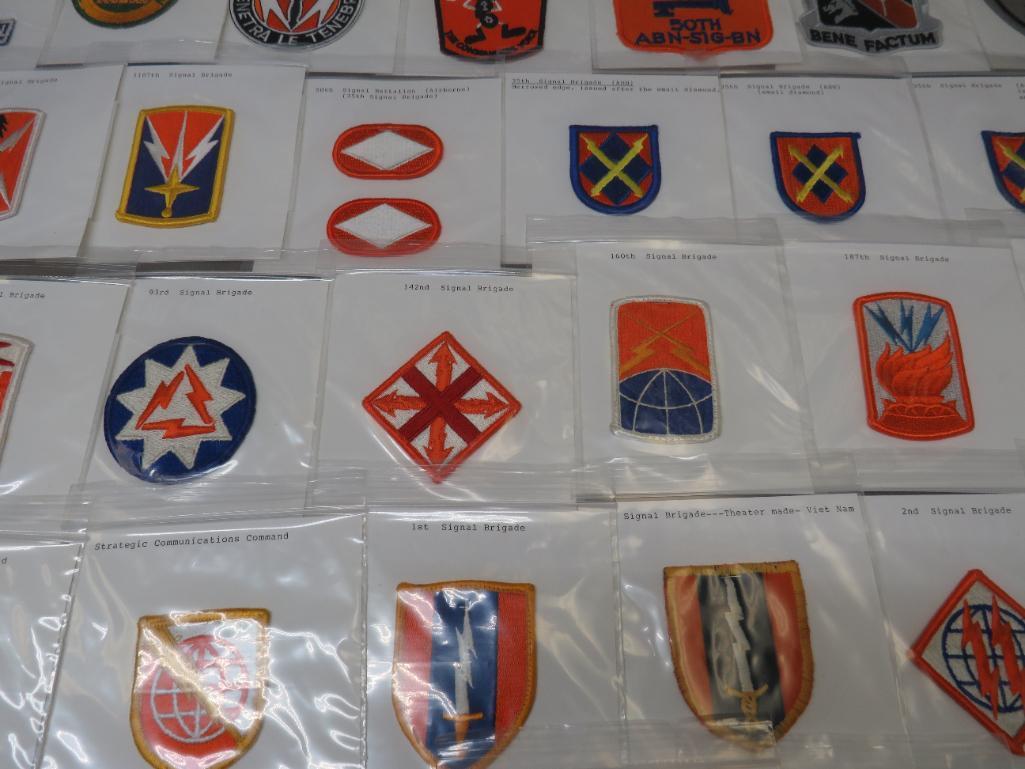 US Army Signal Corps Patches