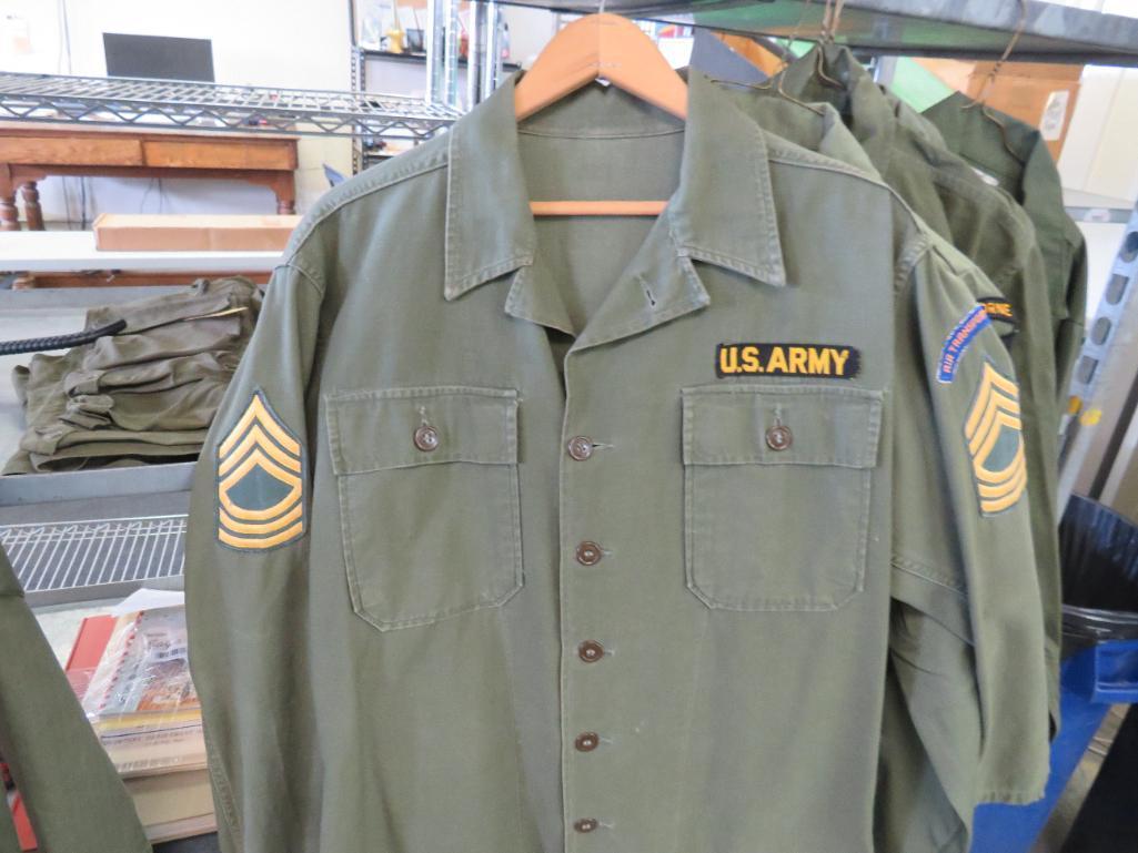 US Army OD Green Uniform Shirts